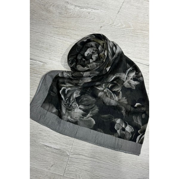 Dijital Bambu Pamuklu Şal 019GR